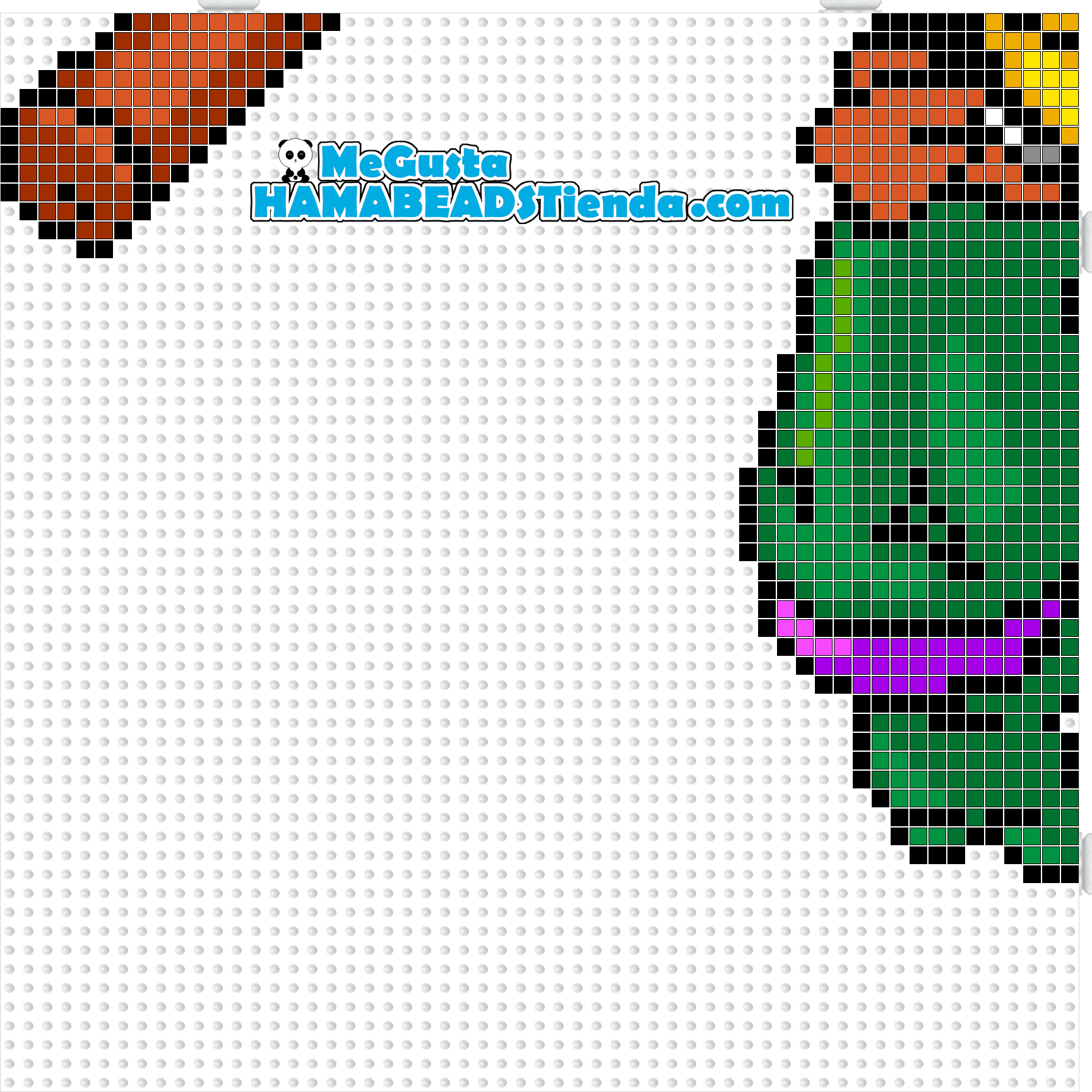 plantilla hama beads mini donatello 4